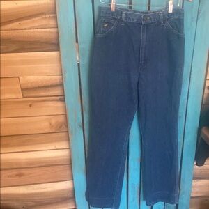 Vintage 70s Wrangler women’s bootcut  Blue Jeans talon zipper No fault denim 8